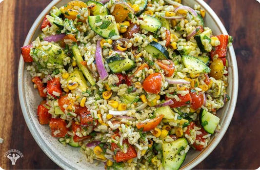 Stay Full With This Corn, Avocado And Grain Salad